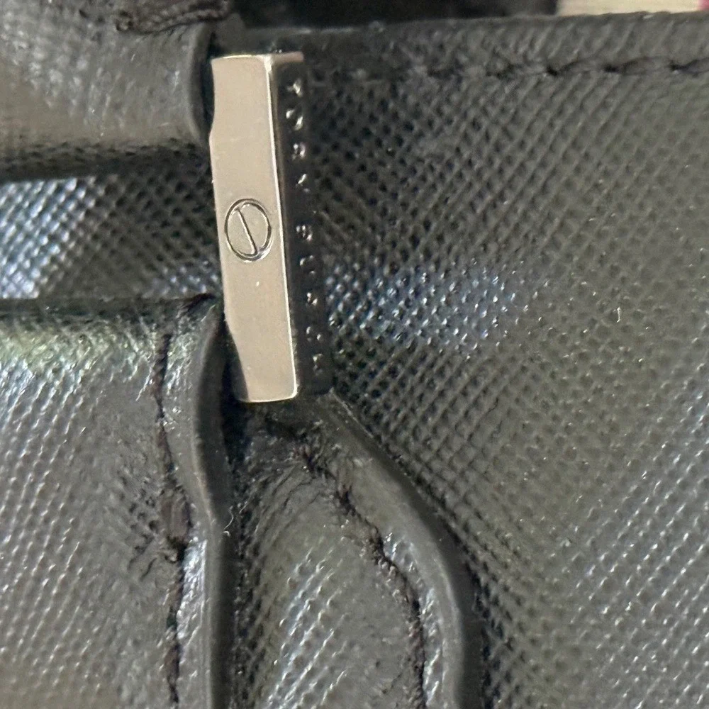 Tory Burch Robinson Large Tote Black Saffiano Leather Bag 31119530